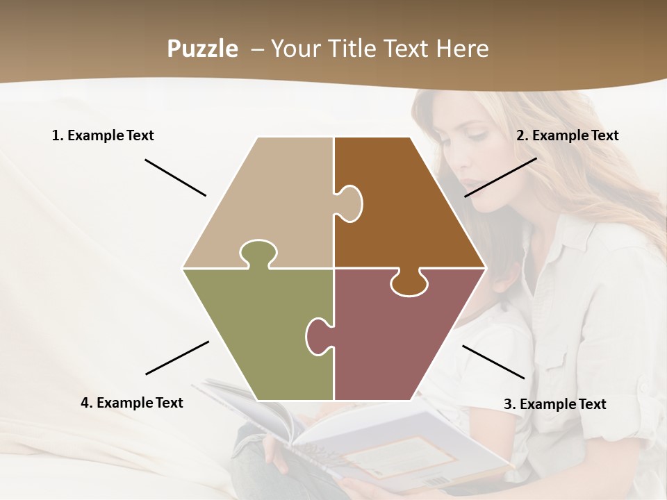 Lifestyle Affectionate Reading PowerPoint Template