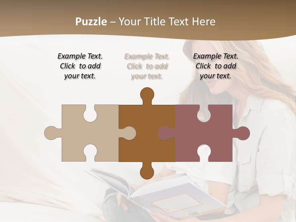 Lifestyle Affectionate Reading PowerPoint Template