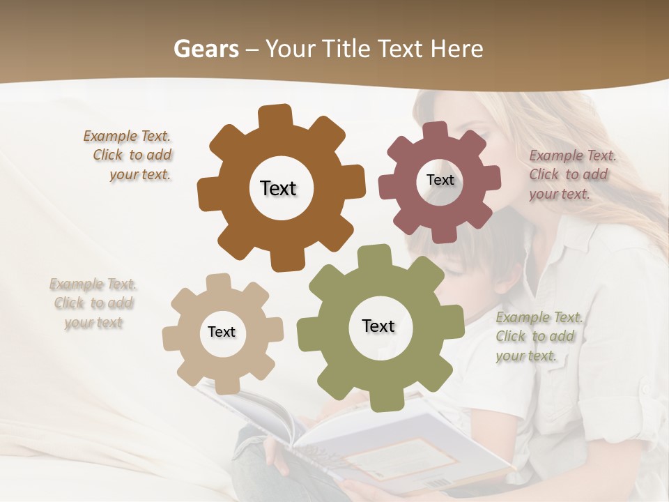 Lifestyle Affectionate Reading PowerPoint Template