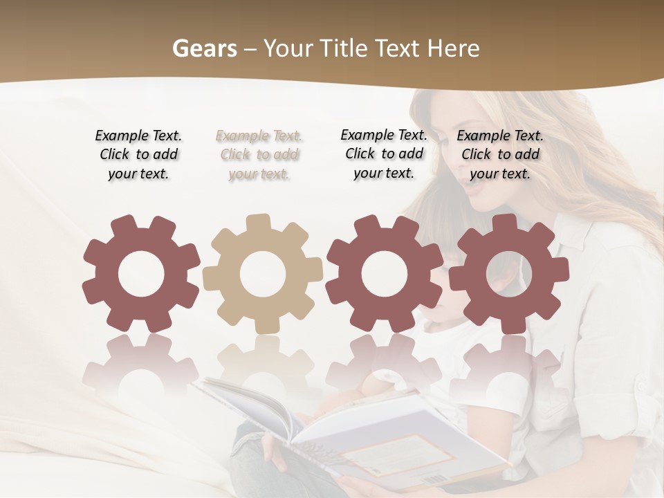 Lifestyle Affectionate Reading PowerPoint Template