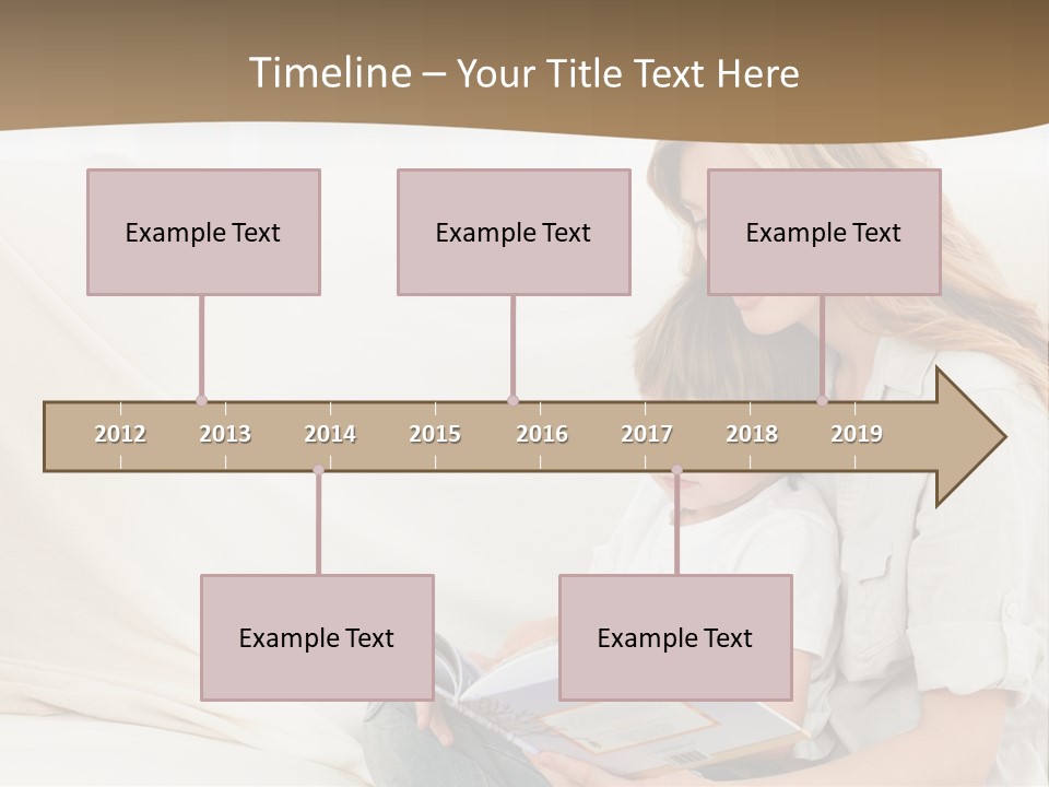 Lifestyle Affectionate Reading PowerPoint Template