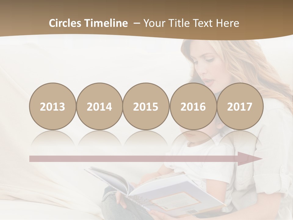 Lifestyle Affectionate Reading PowerPoint Template
