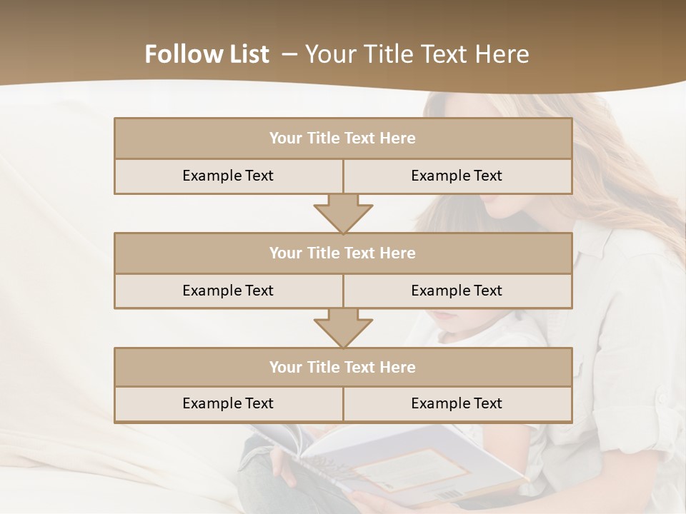 Lifestyle Affectionate Reading PowerPoint Template