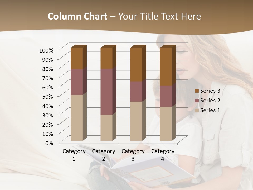 Lifestyle Affectionate Reading PowerPoint Template