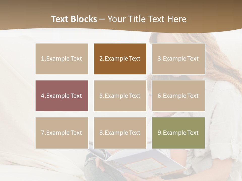 Lifestyle Affectionate Reading PowerPoint Template