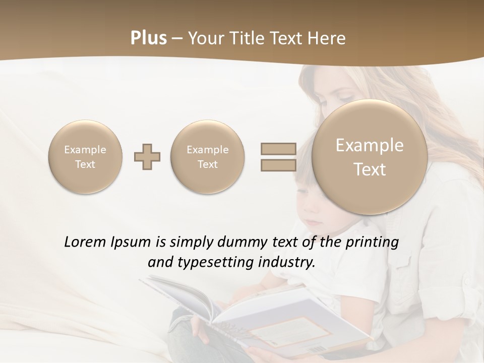 Lifestyle Affectionate Reading PowerPoint Template