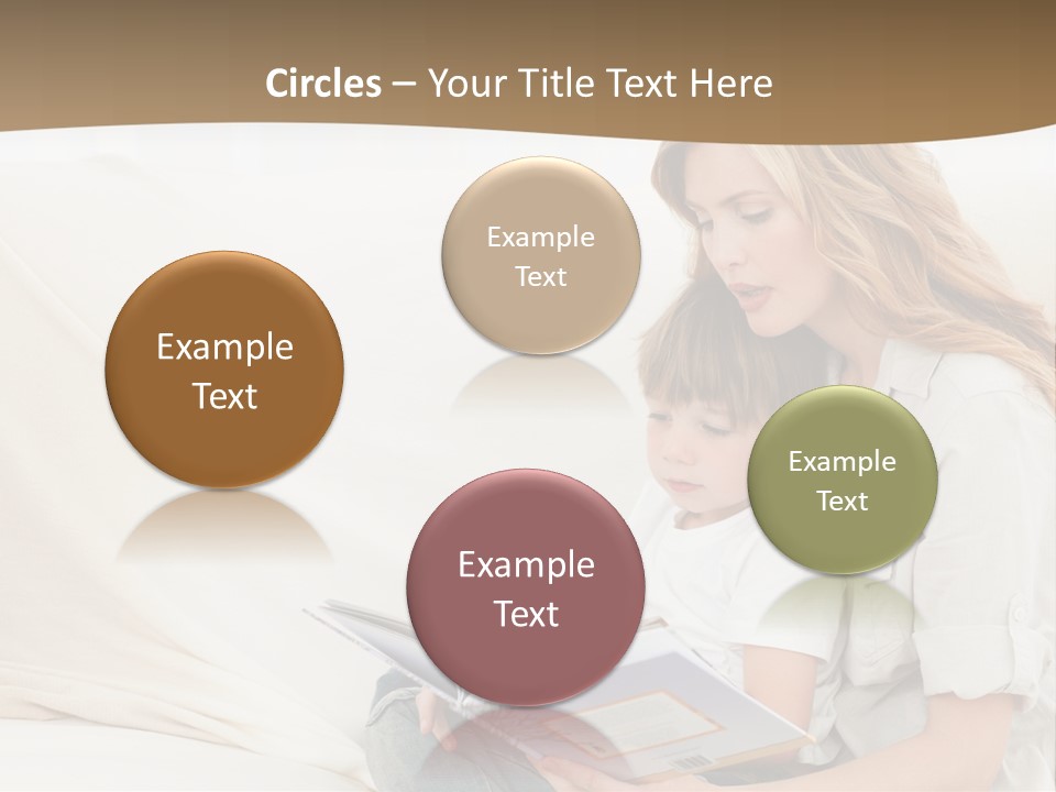 Lifestyle Affectionate Reading PowerPoint Template
