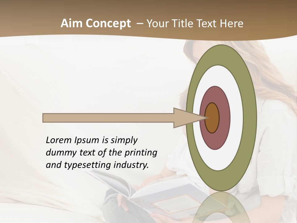 Lifestyle Affectionate Reading PowerPoint Template