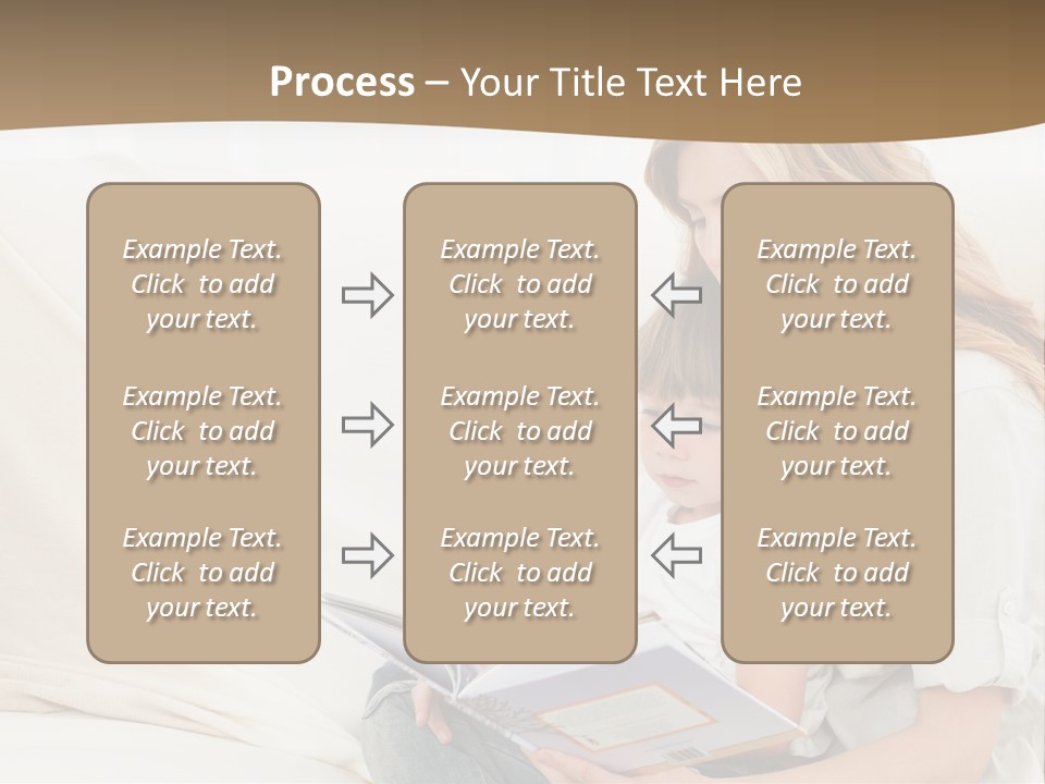 Lifestyle Affectionate Reading PowerPoint Template