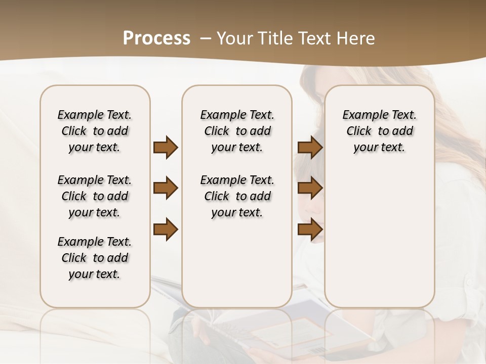 Lifestyle Affectionate Reading PowerPoint Template