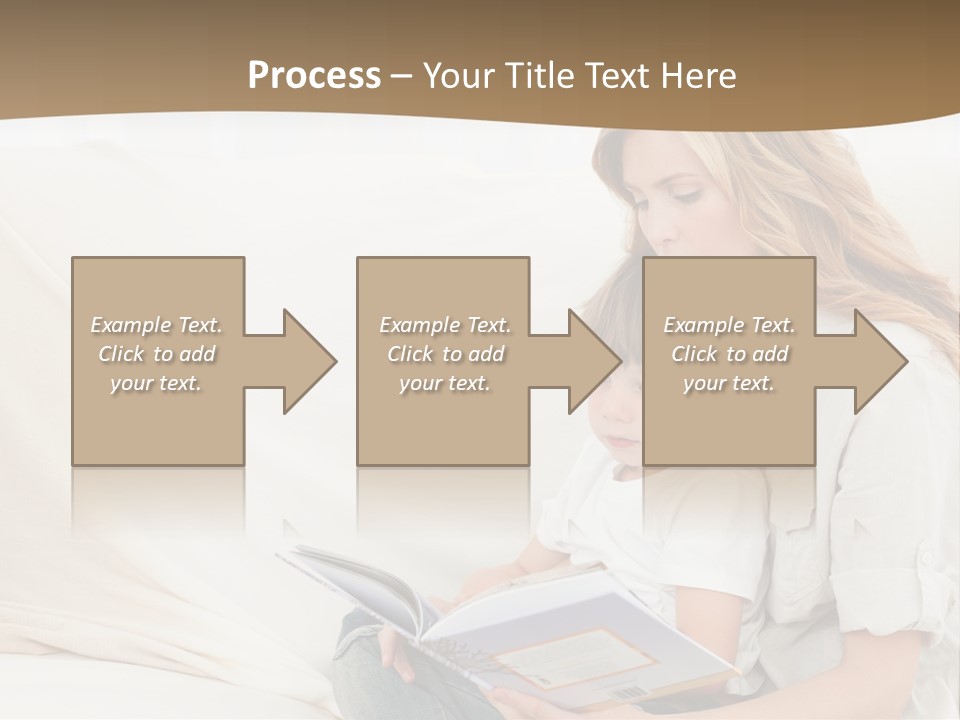 Lifestyle Affectionate Reading PowerPoint Template