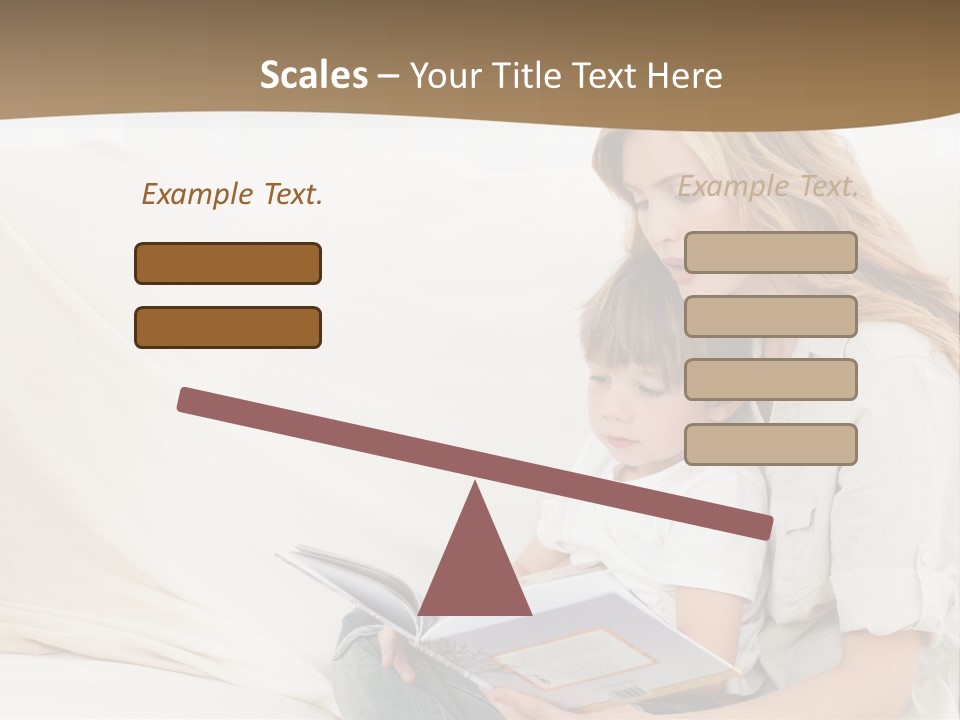 Lifestyle Affectionate Reading PowerPoint Template