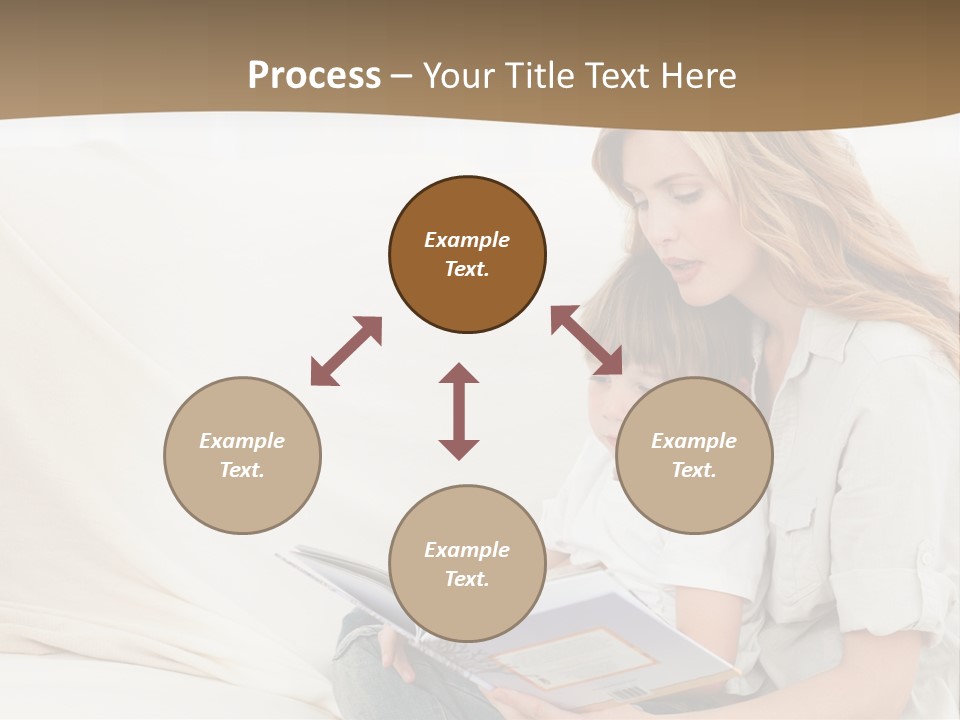 Lifestyle Affectionate Reading PowerPoint Template