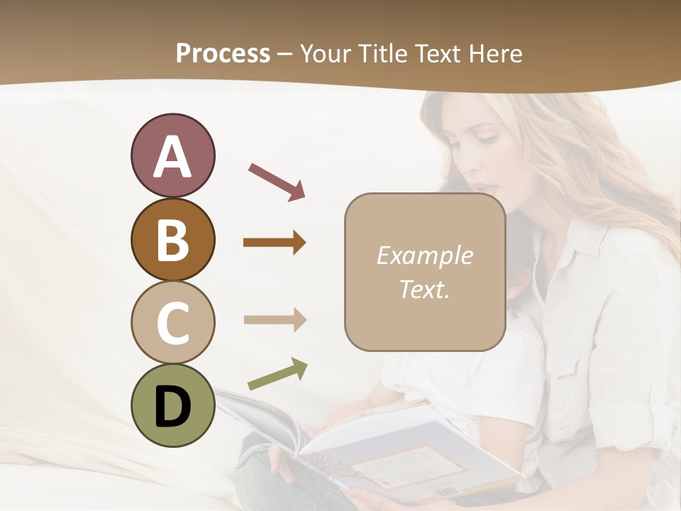 Lifestyle Affectionate Reading PowerPoint Template