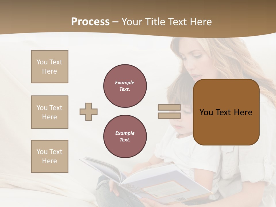 Lifestyle Affectionate Reading PowerPoint Template