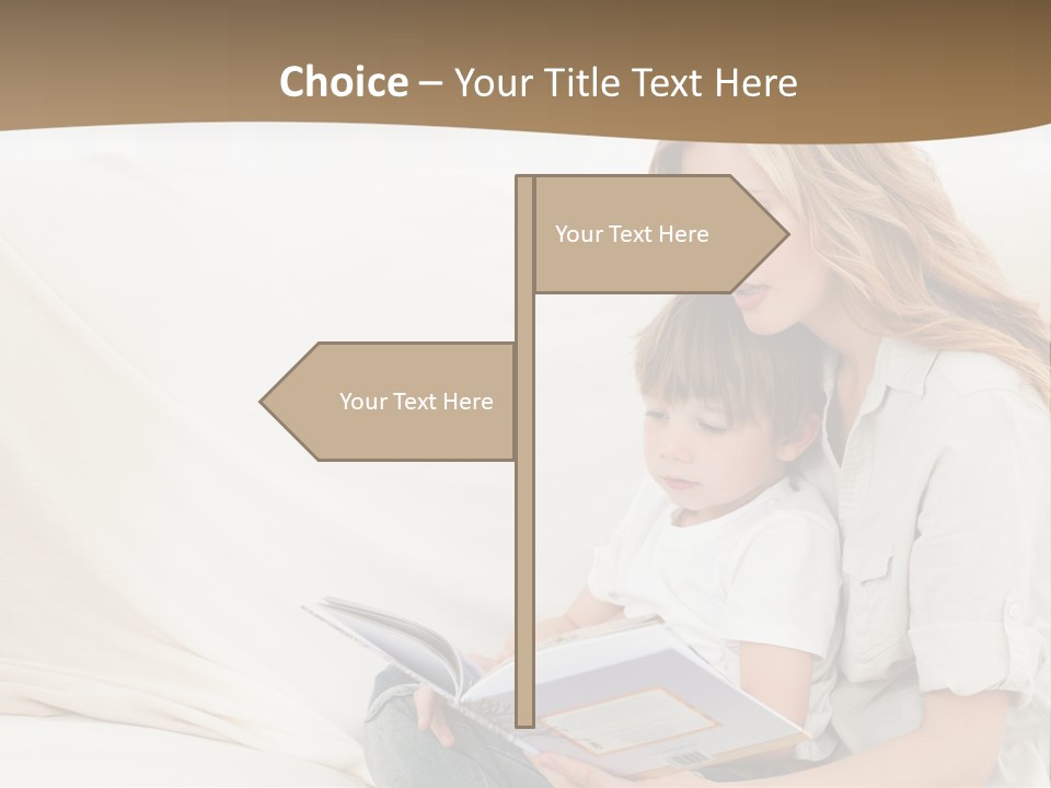 Lifestyle Affectionate Reading PowerPoint Template