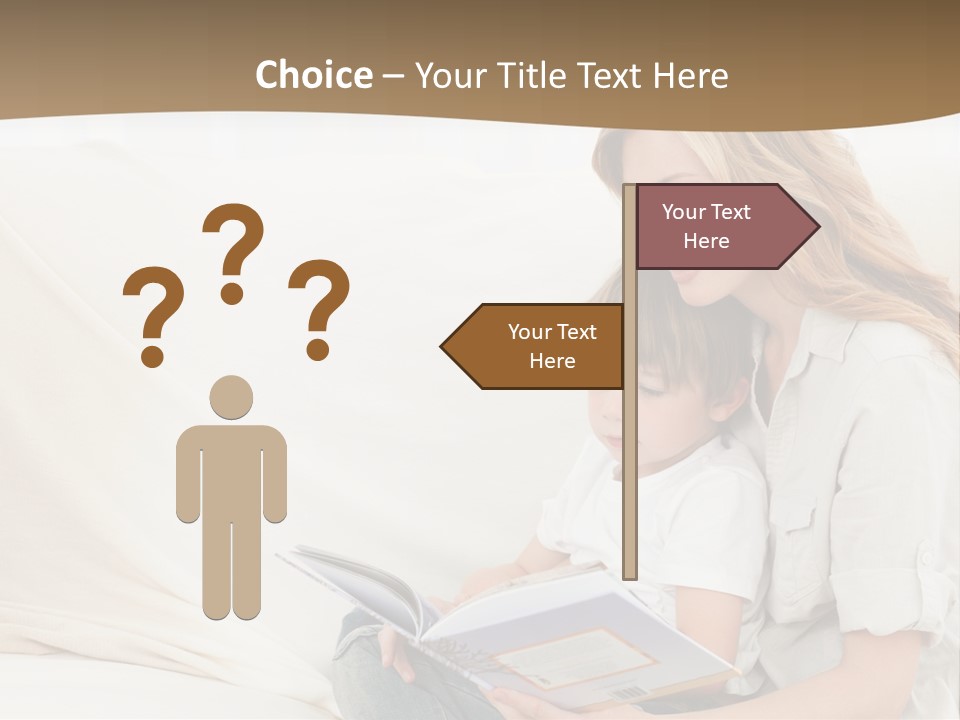 Lifestyle Affectionate Reading PowerPoint Template