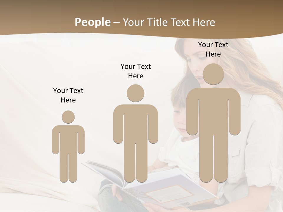 Lifestyle Affectionate Reading PowerPoint Template