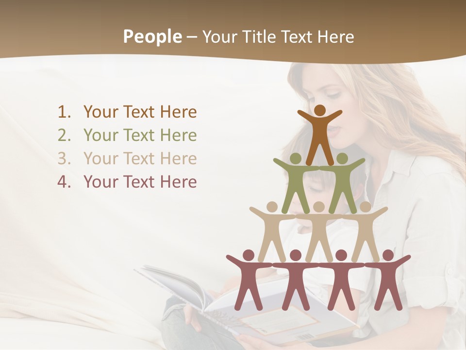 Lifestyle Affectionate Reading PowerPoint Template