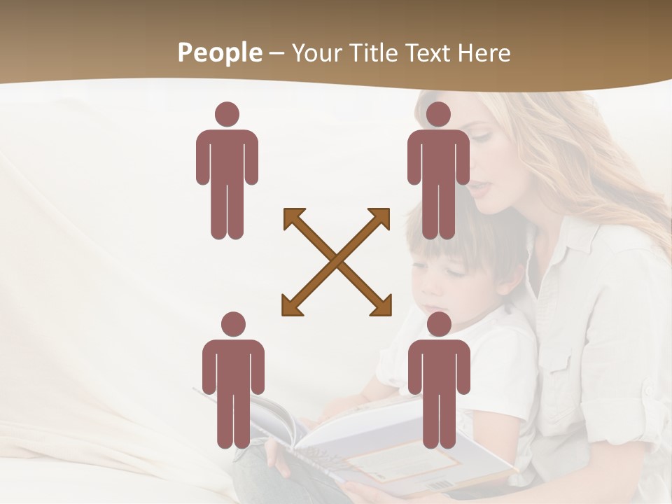 Lifestyle Affectionate Reading PowerPoint Template