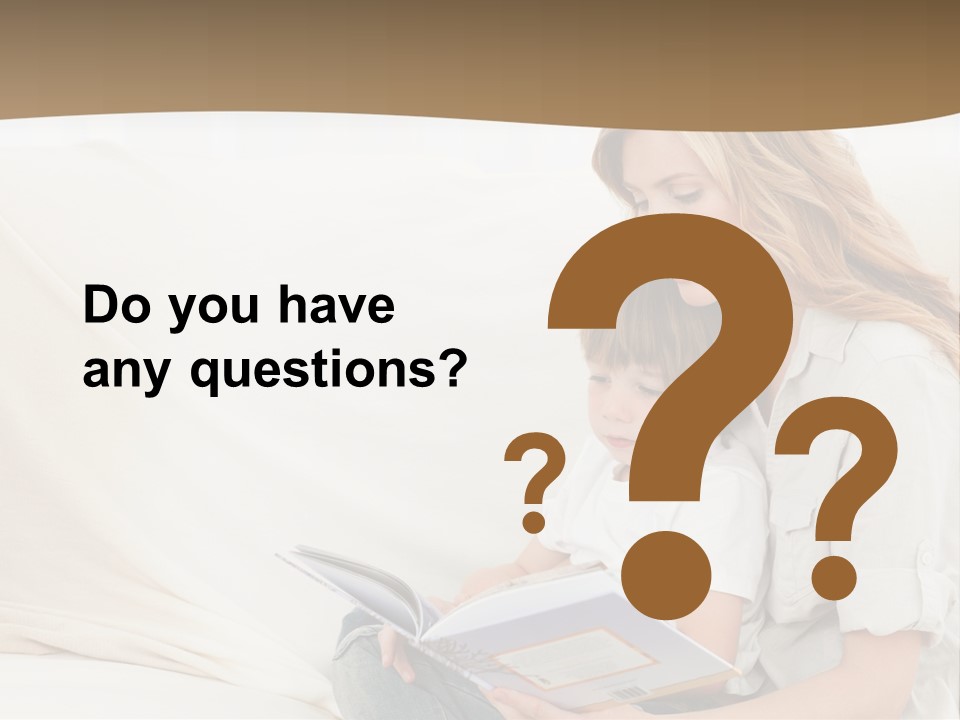 Lifestyle Affectionate Reading PowerPoint Template