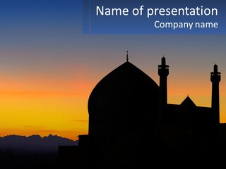 Iranian Art Islam PowerPoint Template