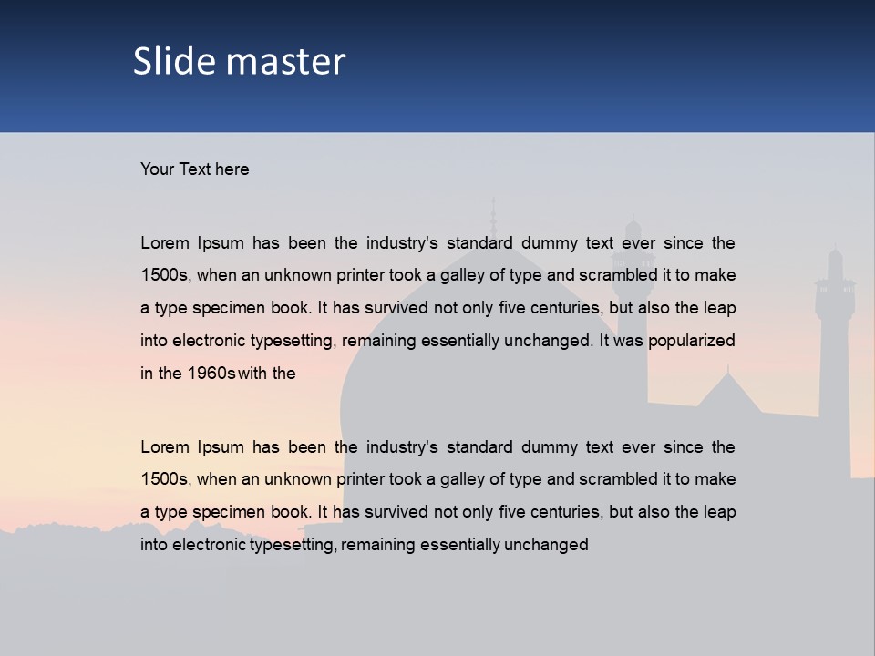 Iranian Art Islam PowerPoint Template