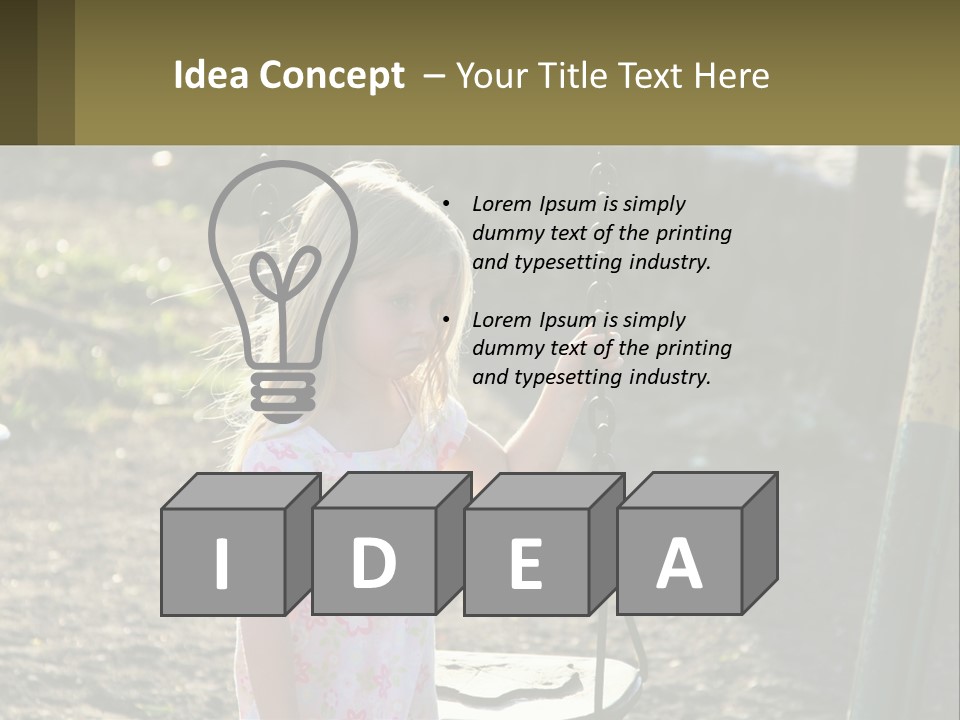 Outdoors Depressed Hurt PowerPoint Template