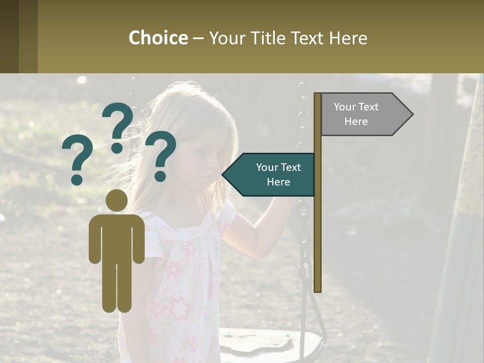 Outdoors Depressed Hurt PowerPoint Template