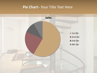 Perspective Spiral White PowerPoint Template