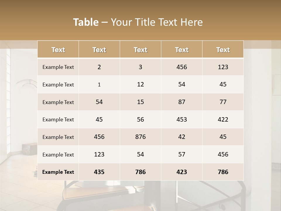 Perspective Spiral White PowerPoint Template