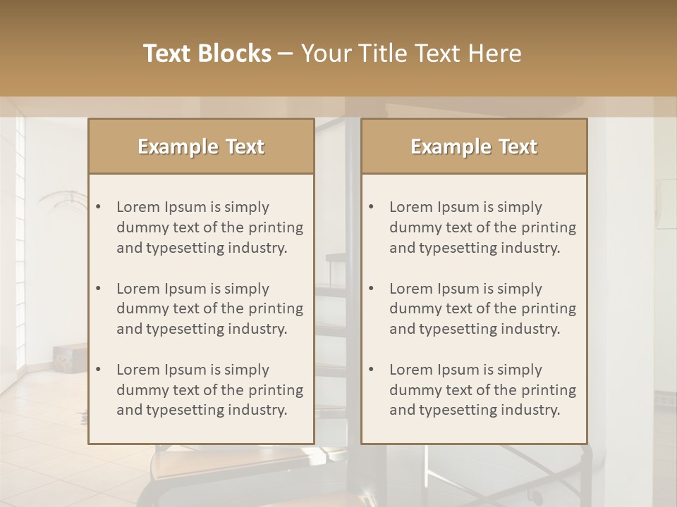 Perspective Spiral White PowerPoint Template