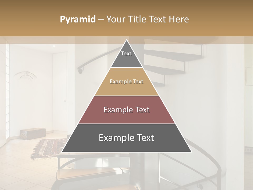 Perspective Spiral White PowerPoint Template