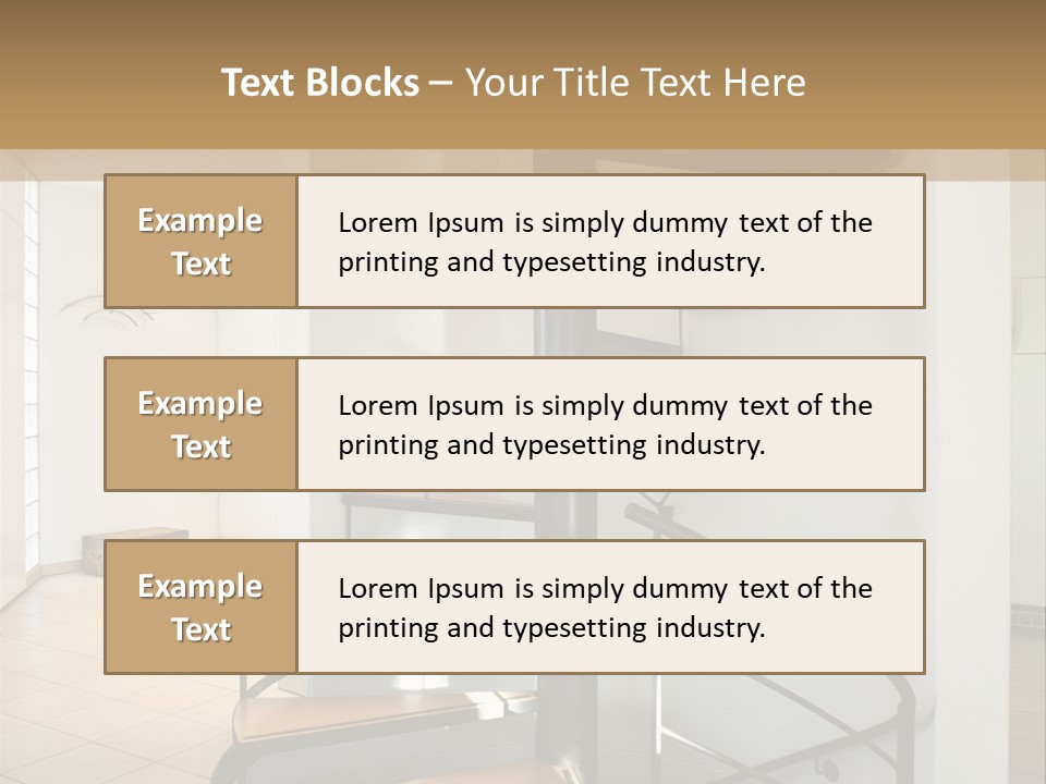 Perspective Spiral White PowerPoint Template