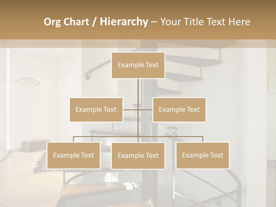 Perspective Spiral White PowerPoint Template