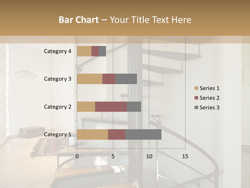 Perspective Spiral White PowerPoint Template