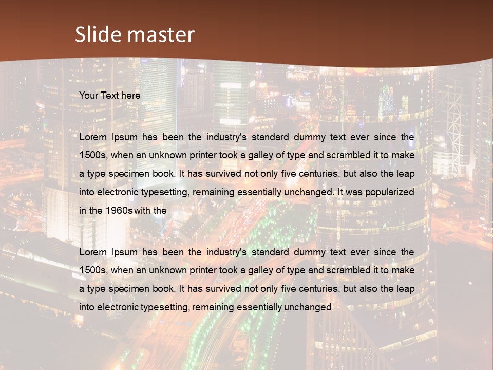 Sight Traffic Business PowerPoint Template