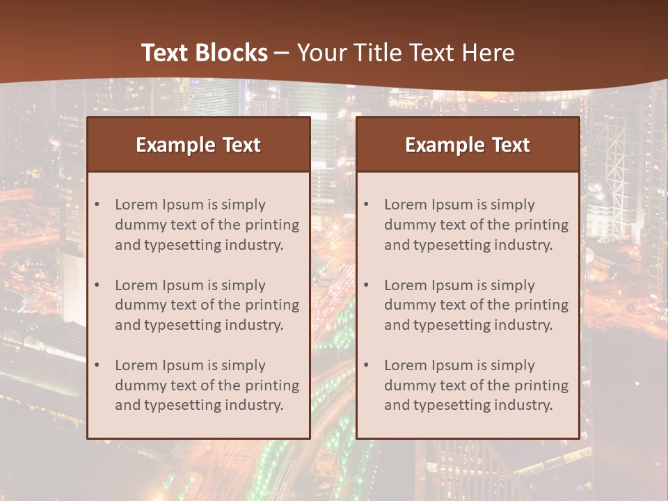 Sight Traffic Business PowerPoint Template