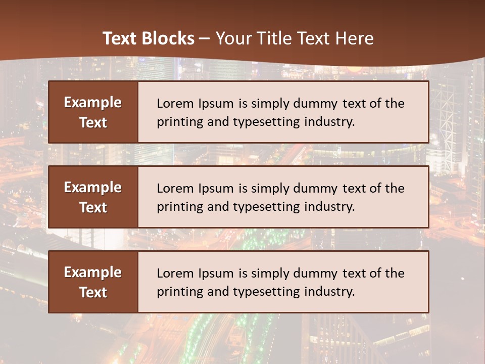 Sight Traffic Business PowerPoint Template