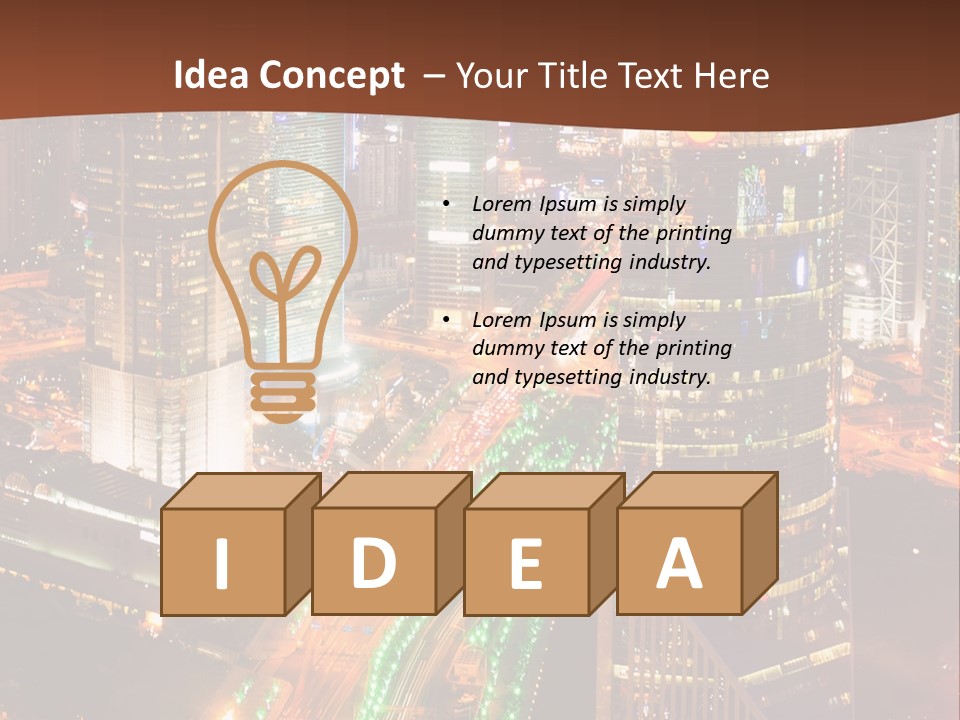 Sight Traffic Business PowerPoint Template