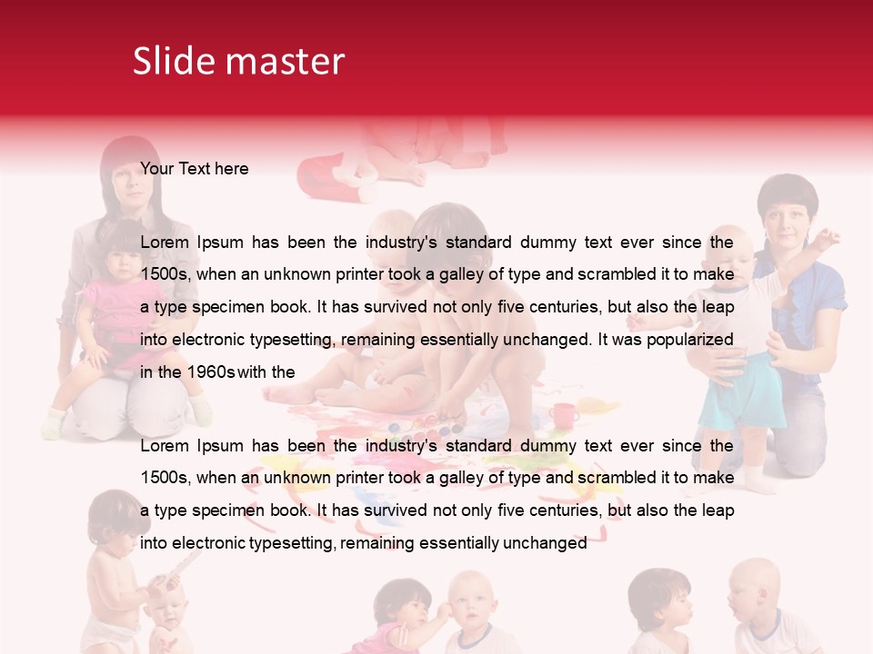 Mother Childhood Holiday PowerPoint Template