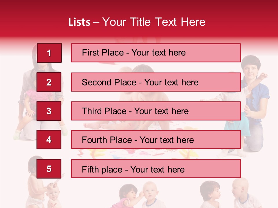 Mother Childhood Holiday PowerPoint Template