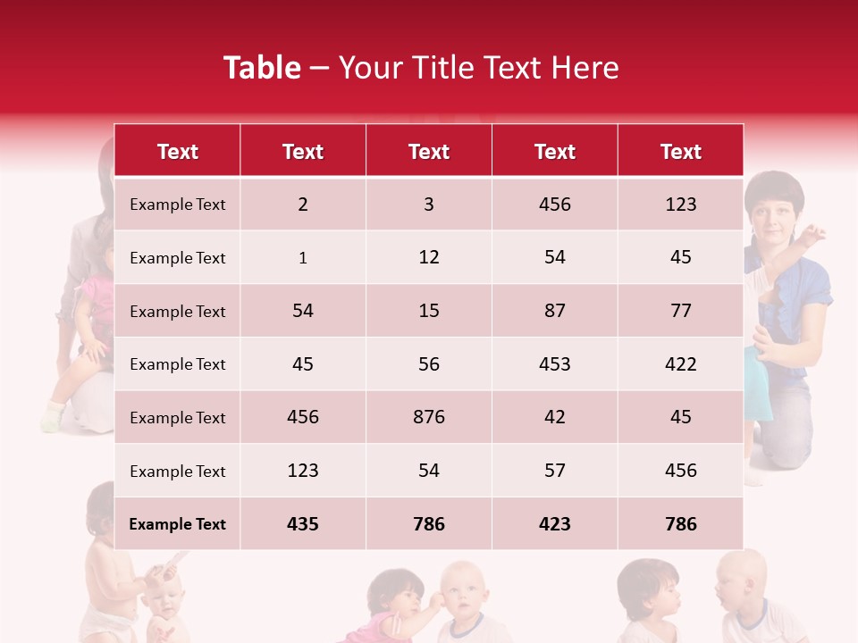 Mother Childhood Holiday PowerPoint Template