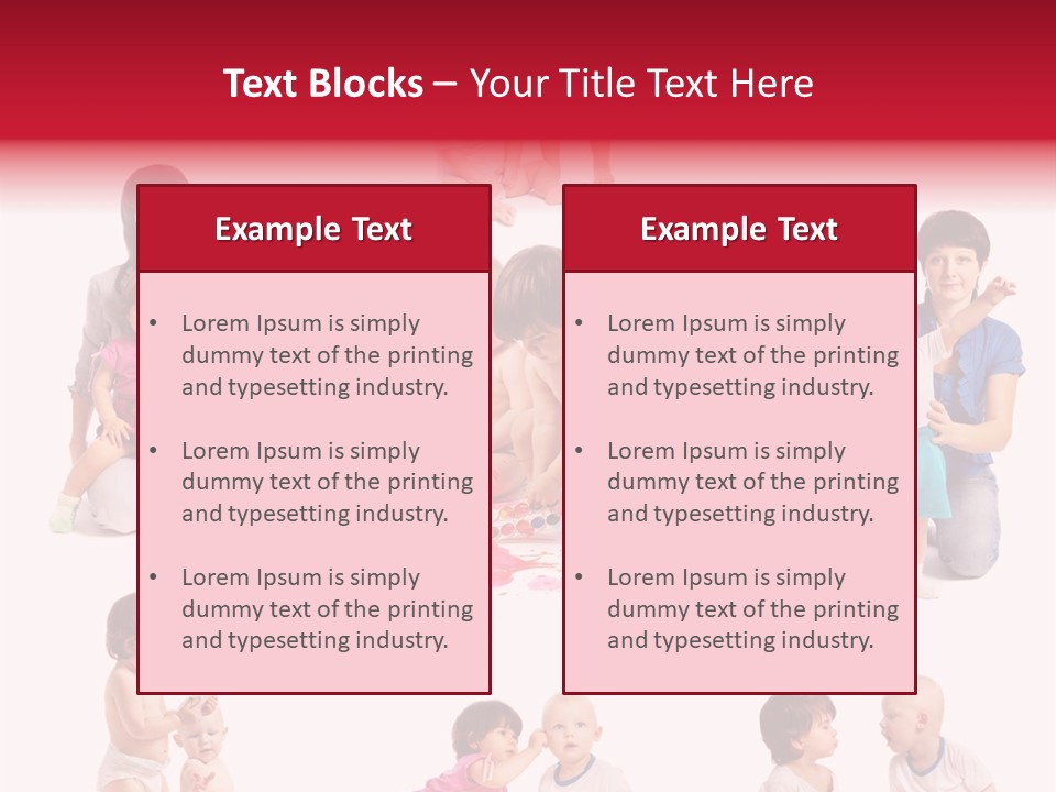 Mother Childhood Holiday PowerPoint Template