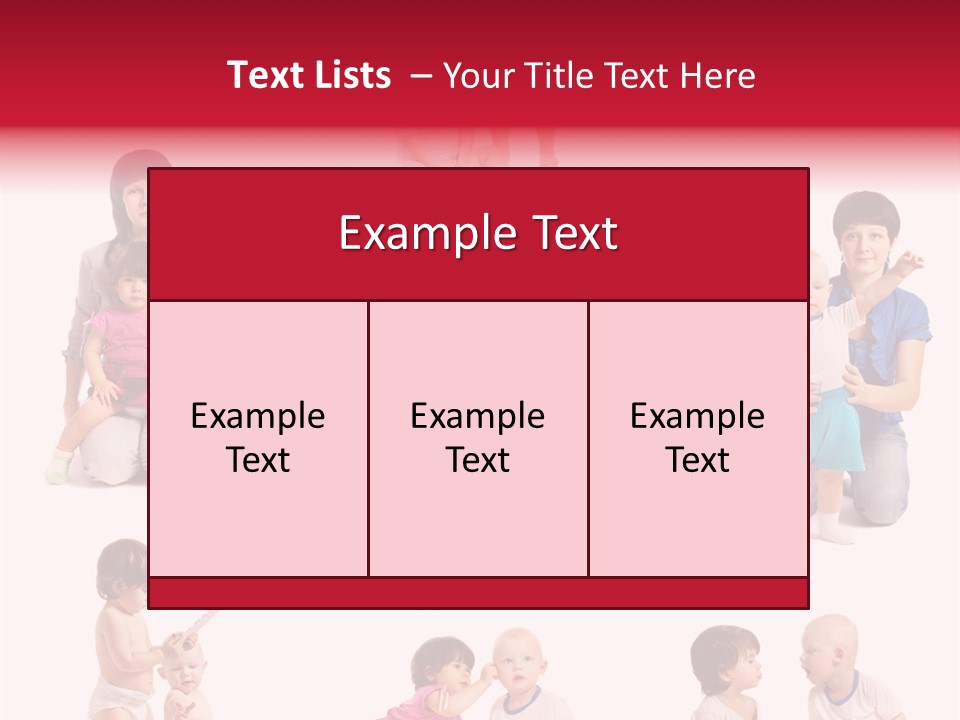 Mother Childhood Holiday PowerPoint Template