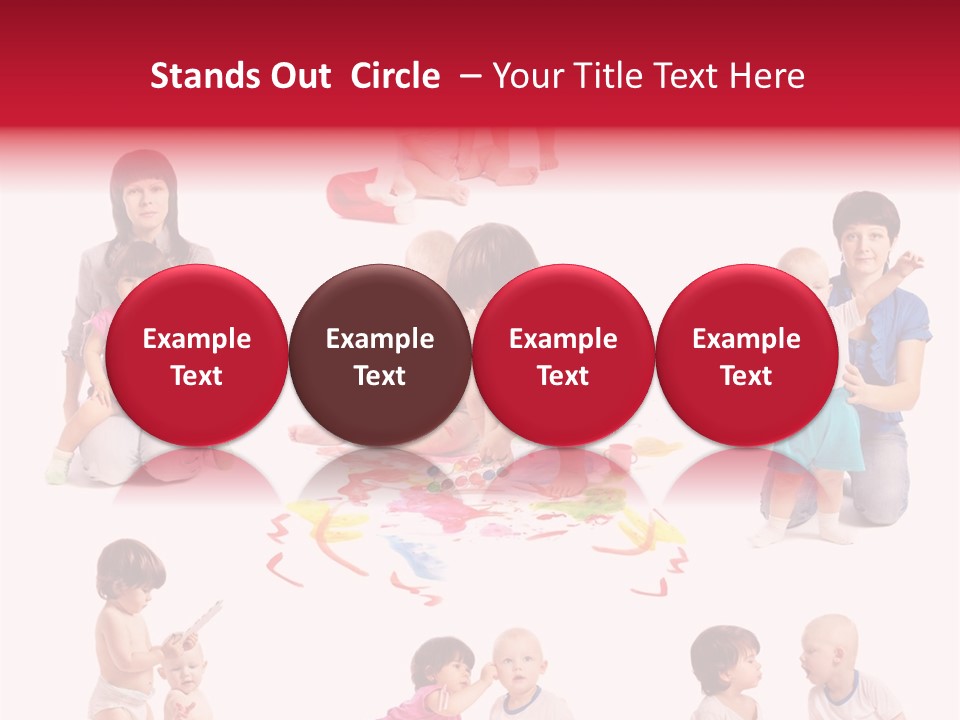 Mother Childhood Holiday PowerPoint Template