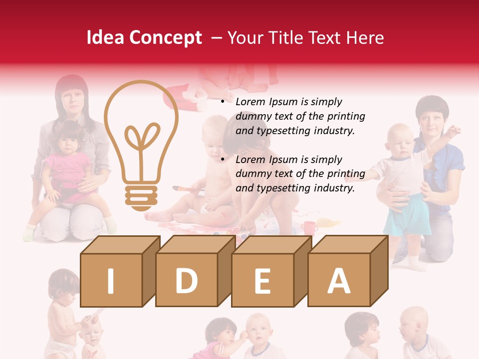 Mother Childhood Holiday PowerPoint Template