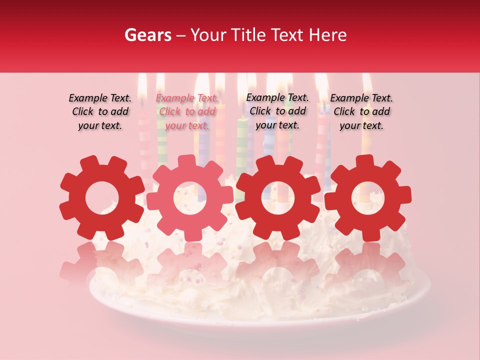 Yellow Object Celebrate PowerPoint Template