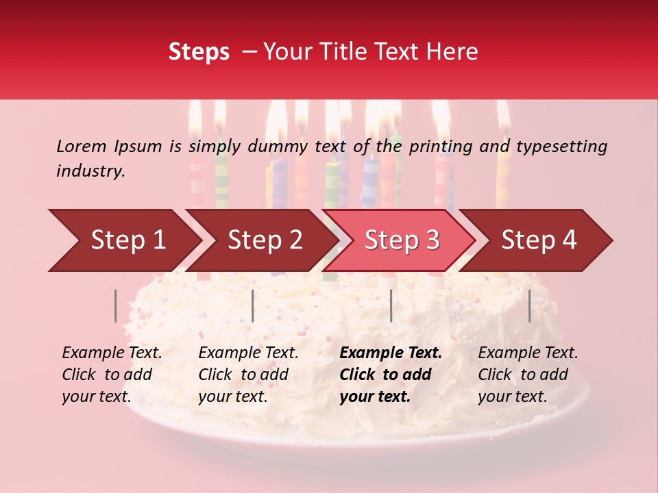 Yellow Object Celebrate PowerPoint Template