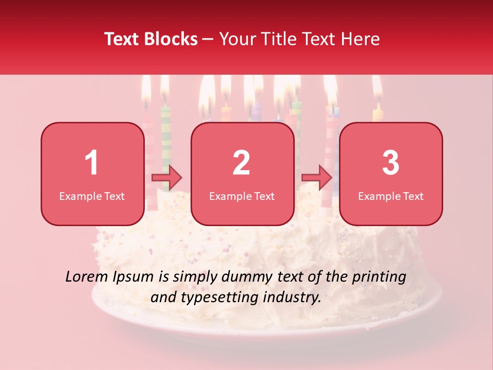 Yellow Object Celebrate PowerPoint Template